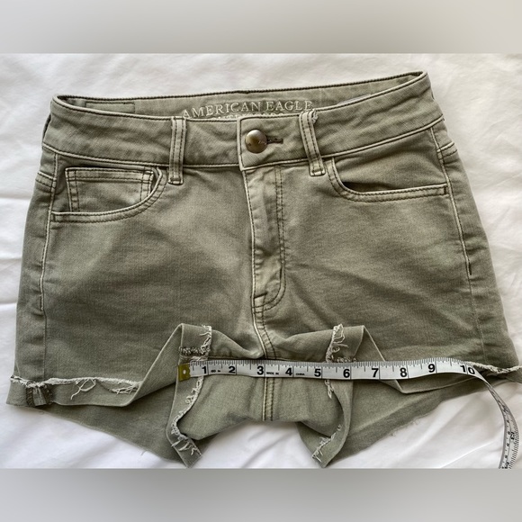 American Eagle Olive Green/Grey size 2 - Picture 6 of 16